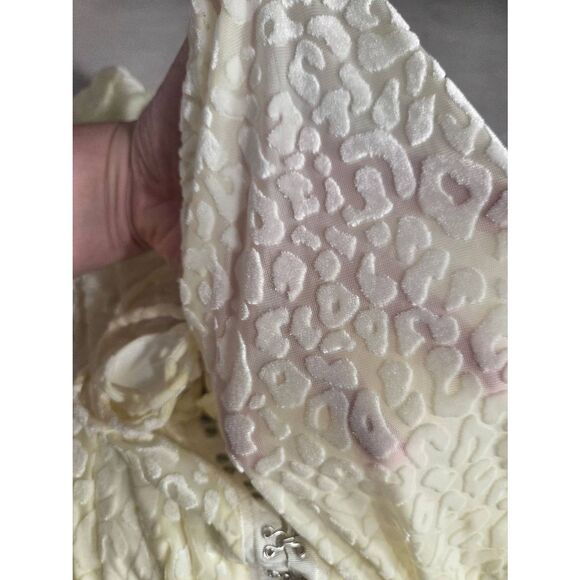 Princess Polly Don't Be Salty Burnout Velvet Corset Style Dress Sz. 6 - Picture 9 of 10